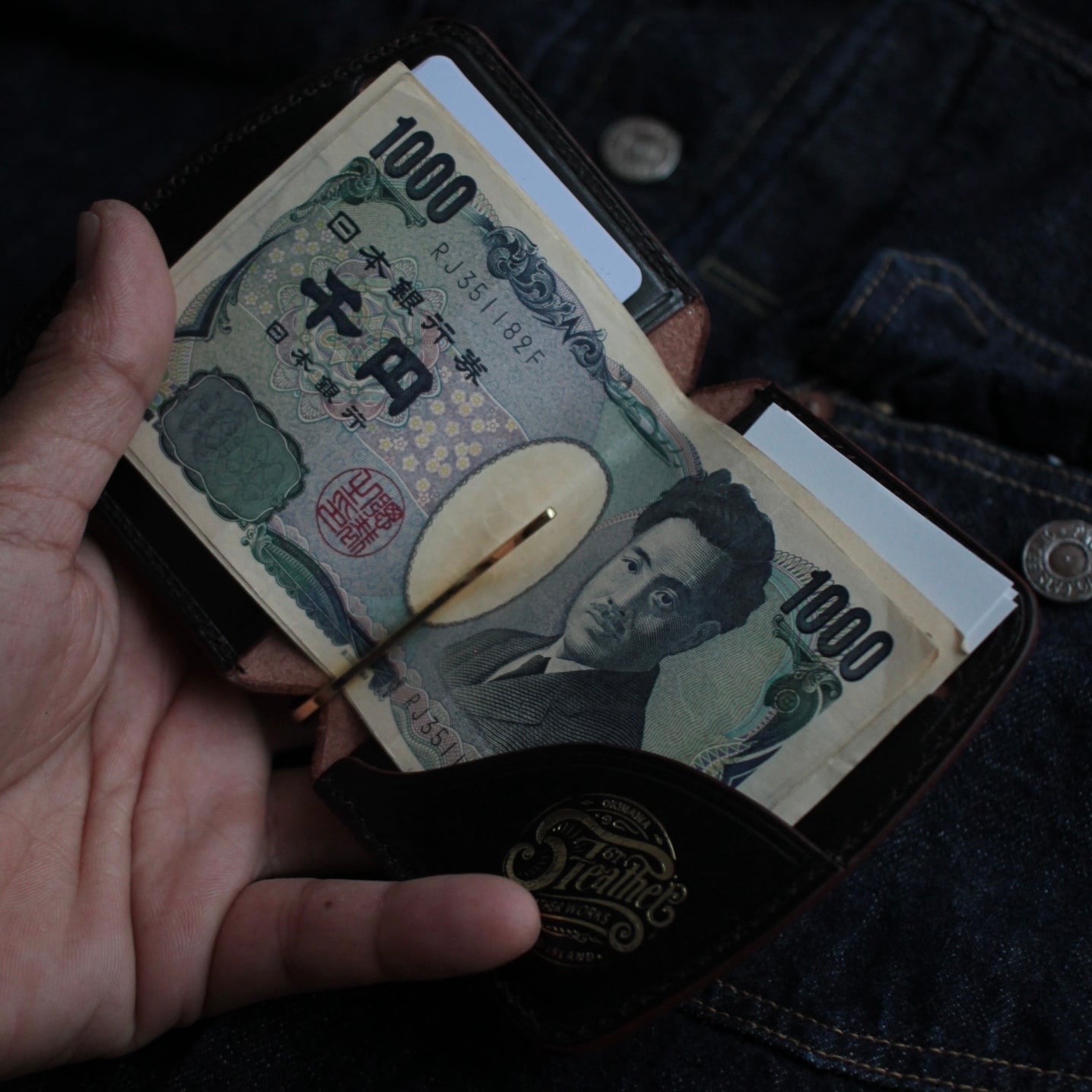 マネークリップ(Horween ホースバット) | 6T leatherworks