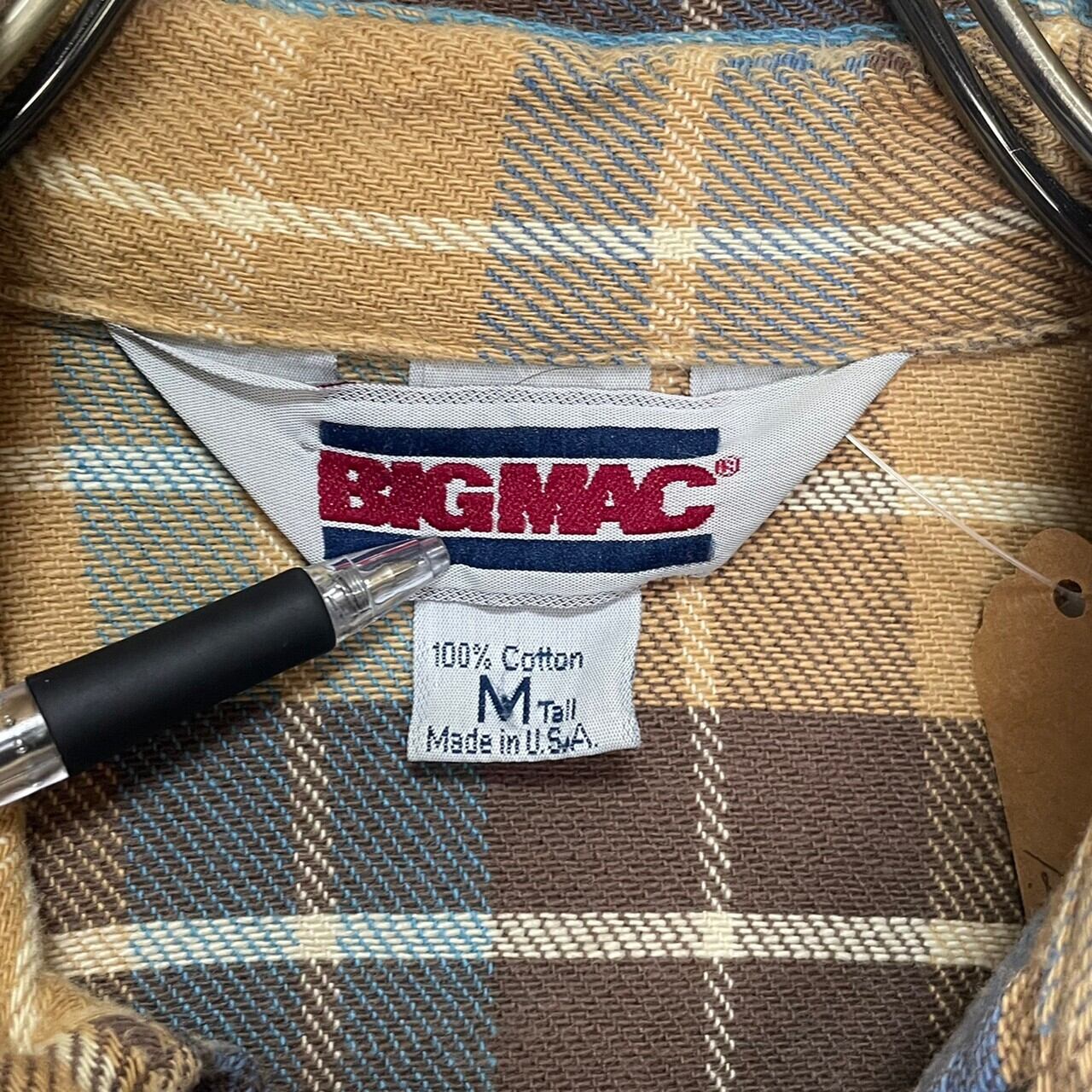 Made in USA】BIG MAC ネルシャツ M コットン100% チェック柄 | 古着屋 