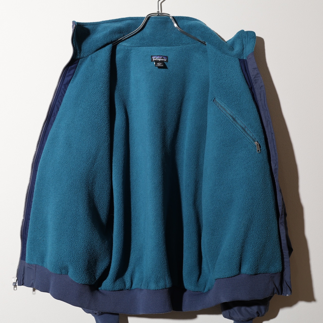 美品 L 94年 USA Charred Blue/Blueglass Shelled Synchilla Jacket Patagonia シェルドシンチラ ジャケット パタゴニア