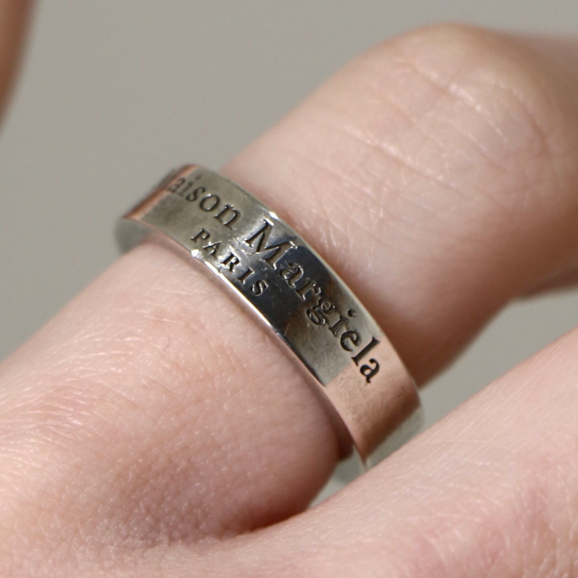 Maison Margiela シルバーリングメゾンマルジェラ指輪 10号