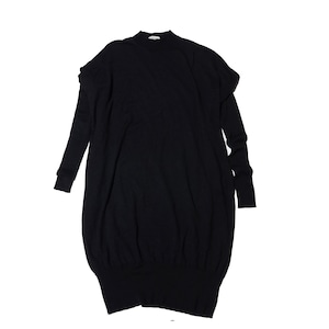 Jean-Paul GAULTIER  ninjya sleeve  woolknit  black dress
