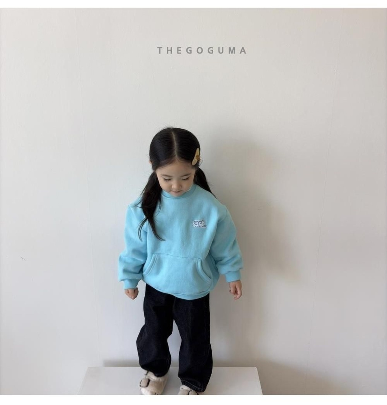ザゴグマ / THE GOGUMA / アートポケットトレーナー / 韓国子供服 / キッズ / 26winter〖取寄〗*XS~XL*