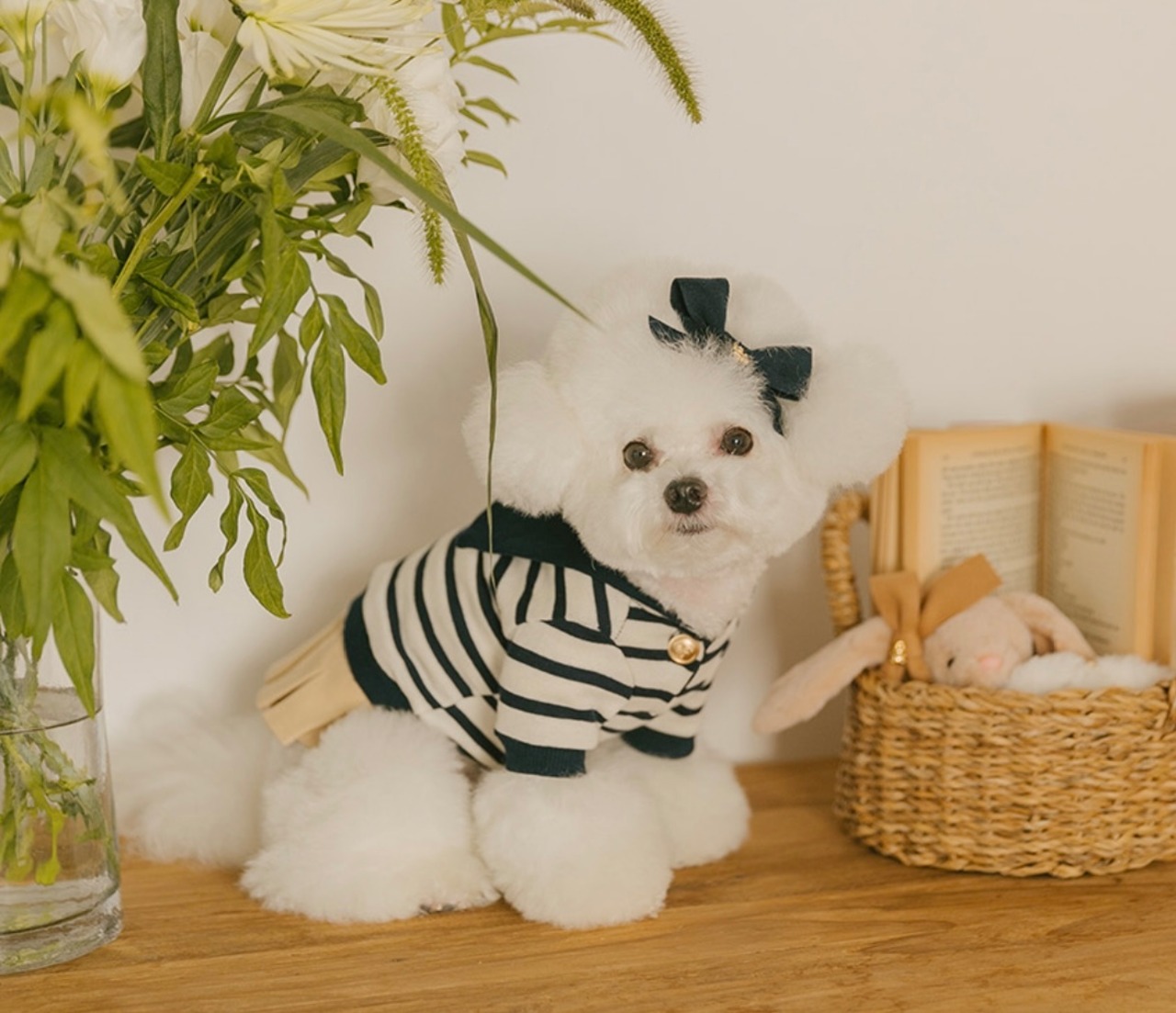 即納【TODLEY】With You One-Piece／navy(Lサイズ)リボンピン付