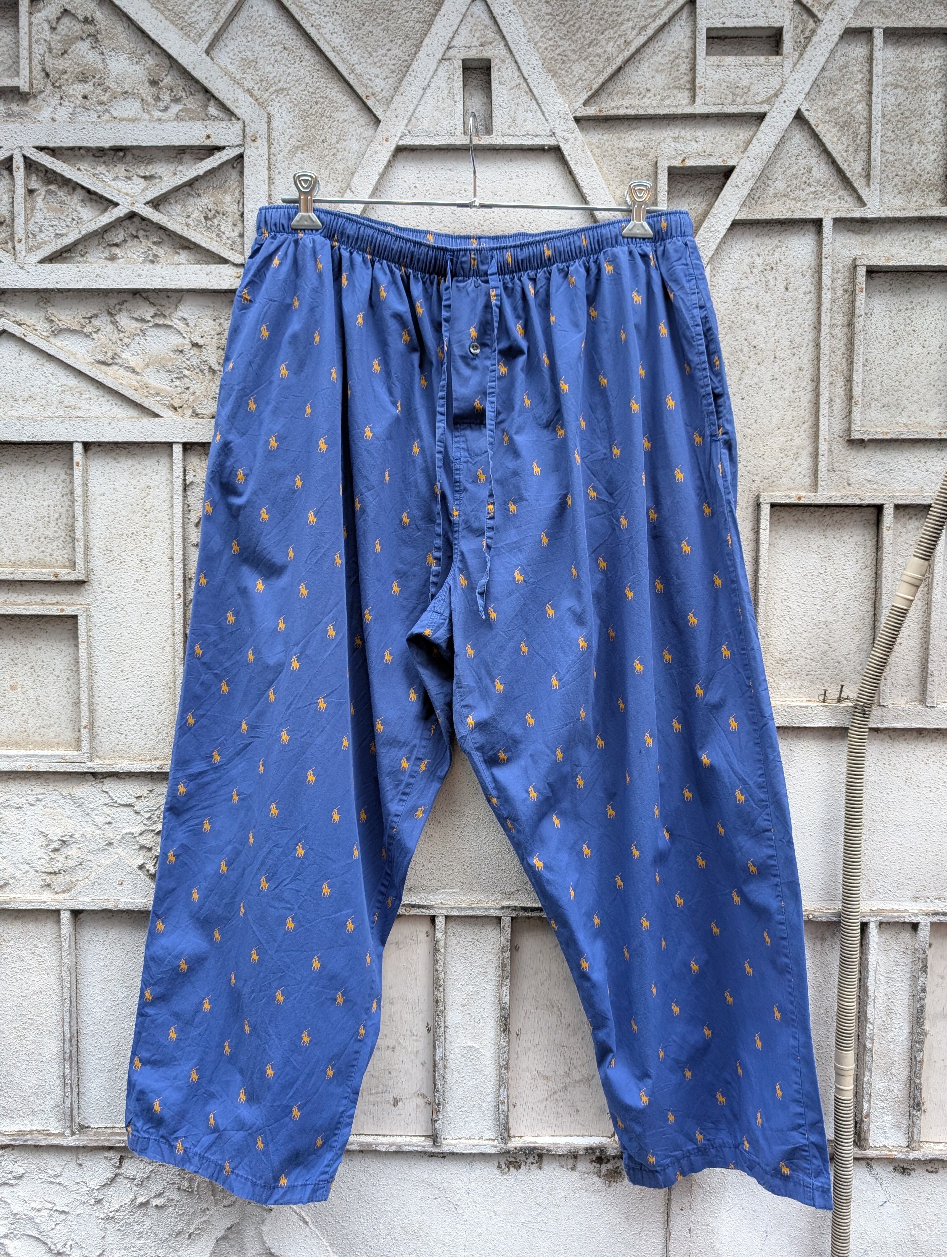 "RALPH LAUREN" ponny logo easy pants