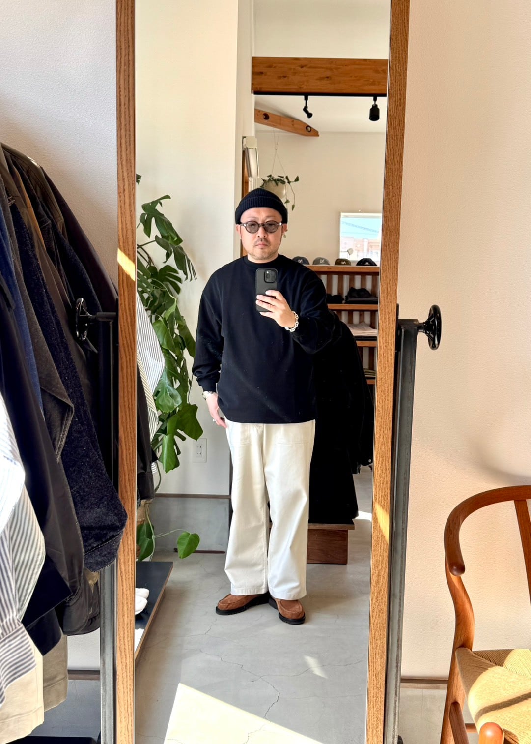 KAPTAIN SUNSHINE Mini Terry L/S Pullover | brownriver