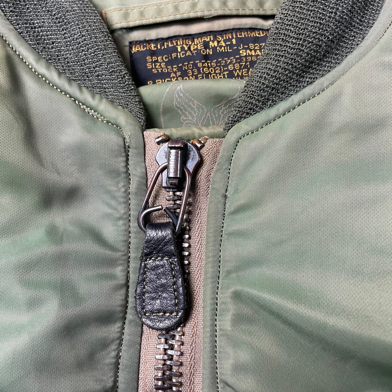 Buzz Rickson’s ミリタリージャケット　MA-1 カーキ Buzz Rickson's MA-1タイプ フライトジャケット ミリタリージャケット