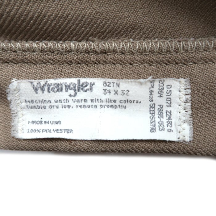 古着 80年代 USA製 WRANGLER ラングラー ランチャーパンツ スタプレ ...