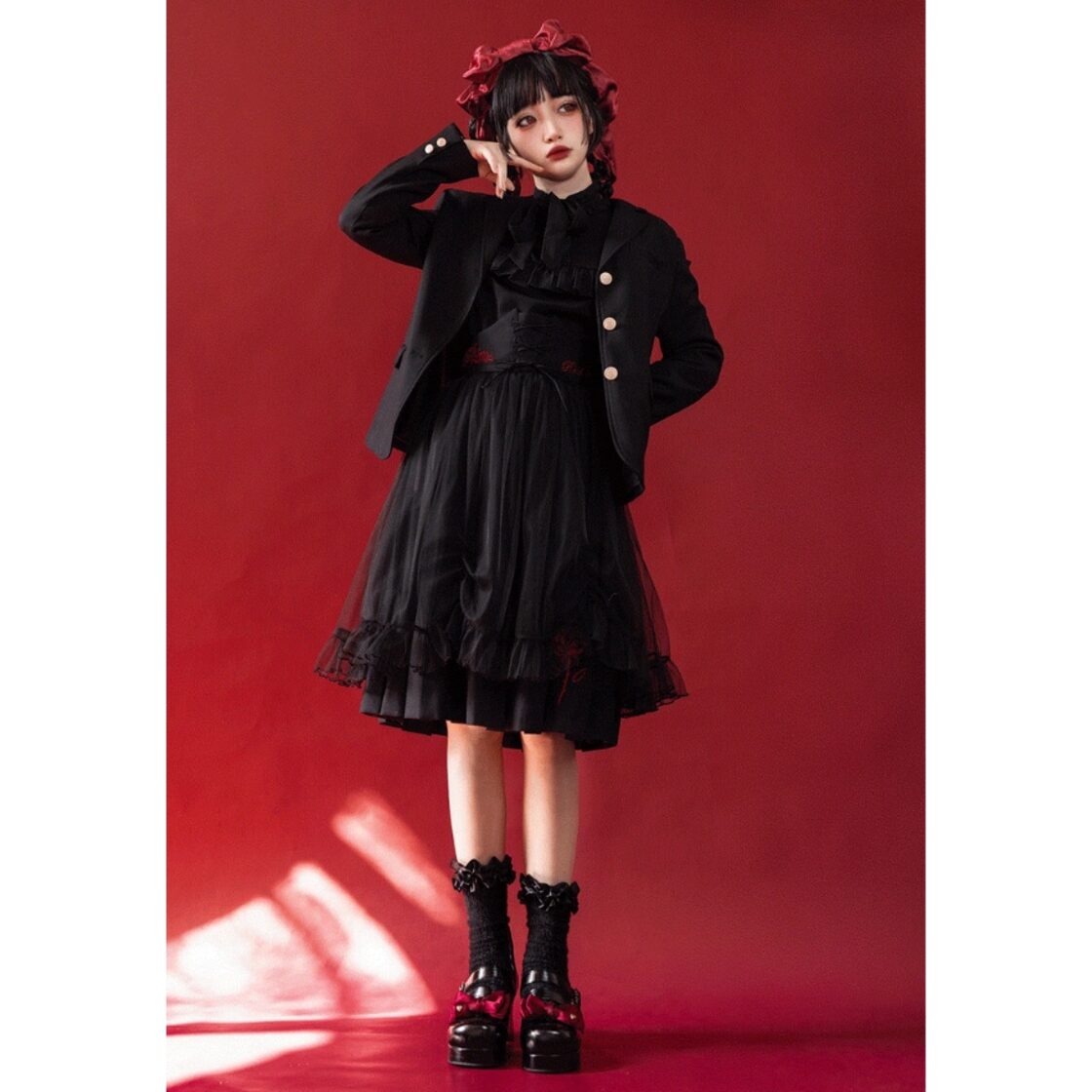 SEASONZ ゴスロリ ブラウス やみかわ ゴシック ガーリー 甘め