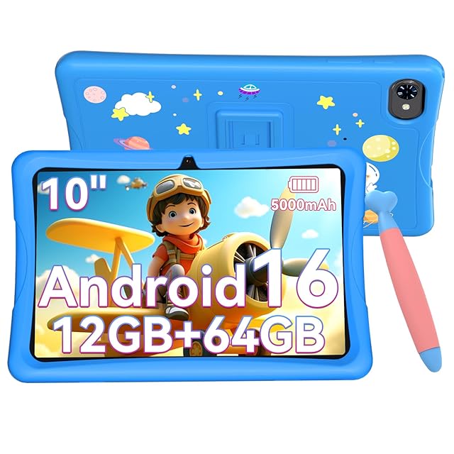 タブレット 10インチ キッズタブレット 子供用 Android 15 Amazon.co