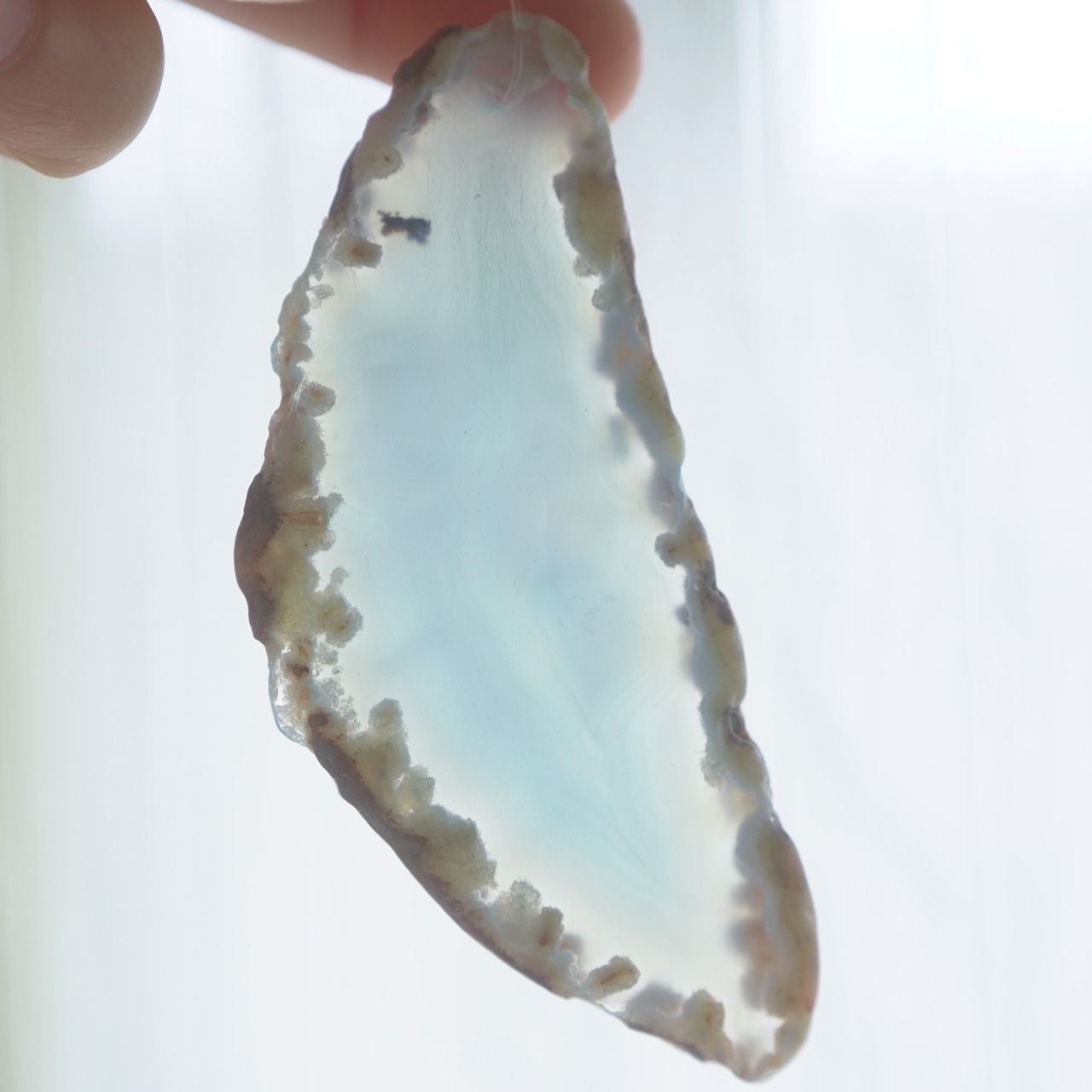 Snow Lake - アゲートヒーリングチャイム / Agate Sun Catcher Wind Chime 425