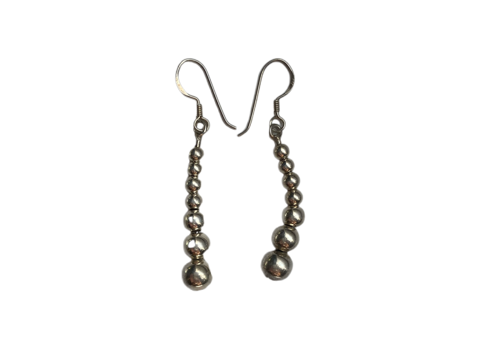 〈vintage silver925〉ball long hook pierce