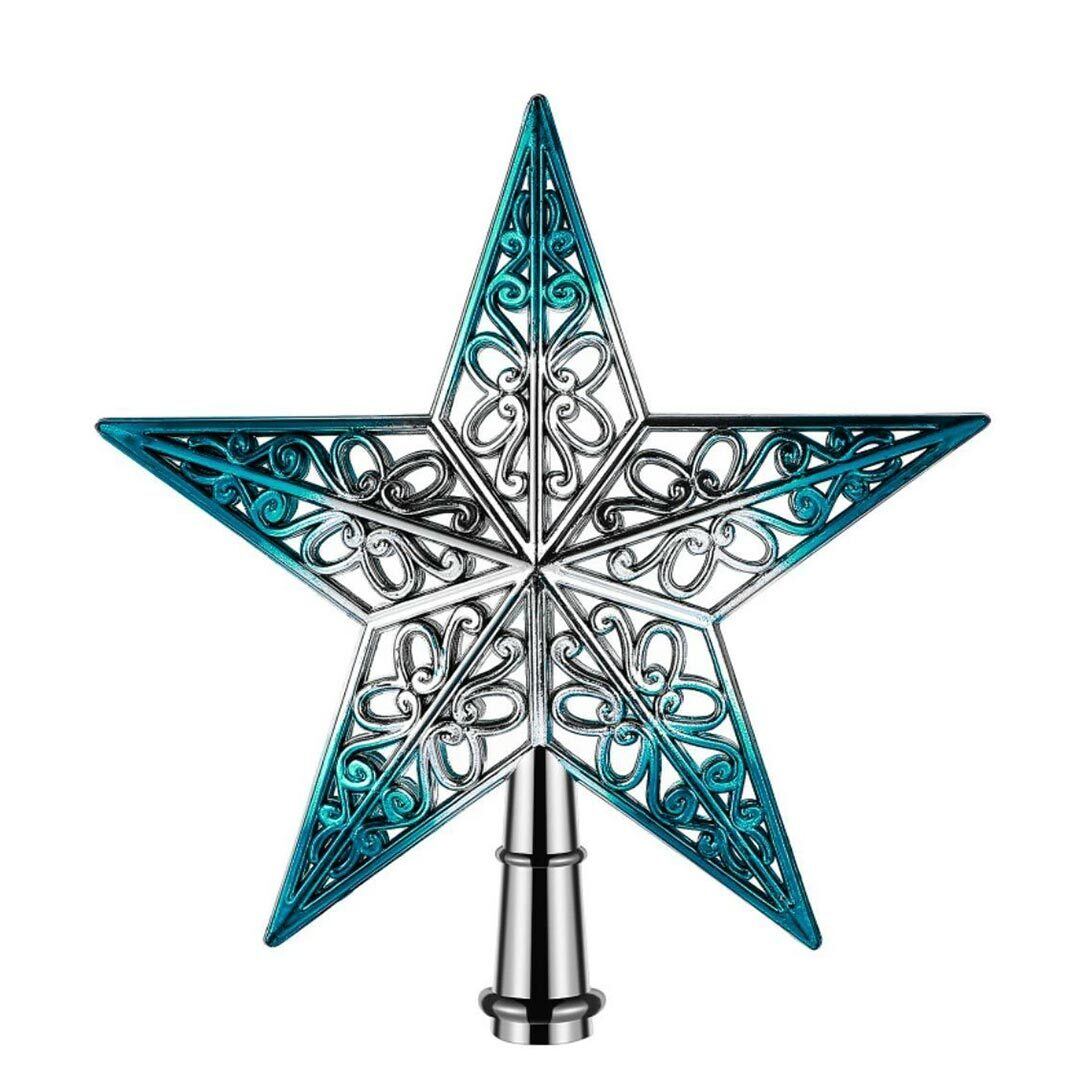 クリスマス ツリートッパー 星 ブルートッパー クリスマスツリー