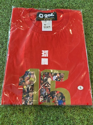 球舞　15周年T-shirt（red)