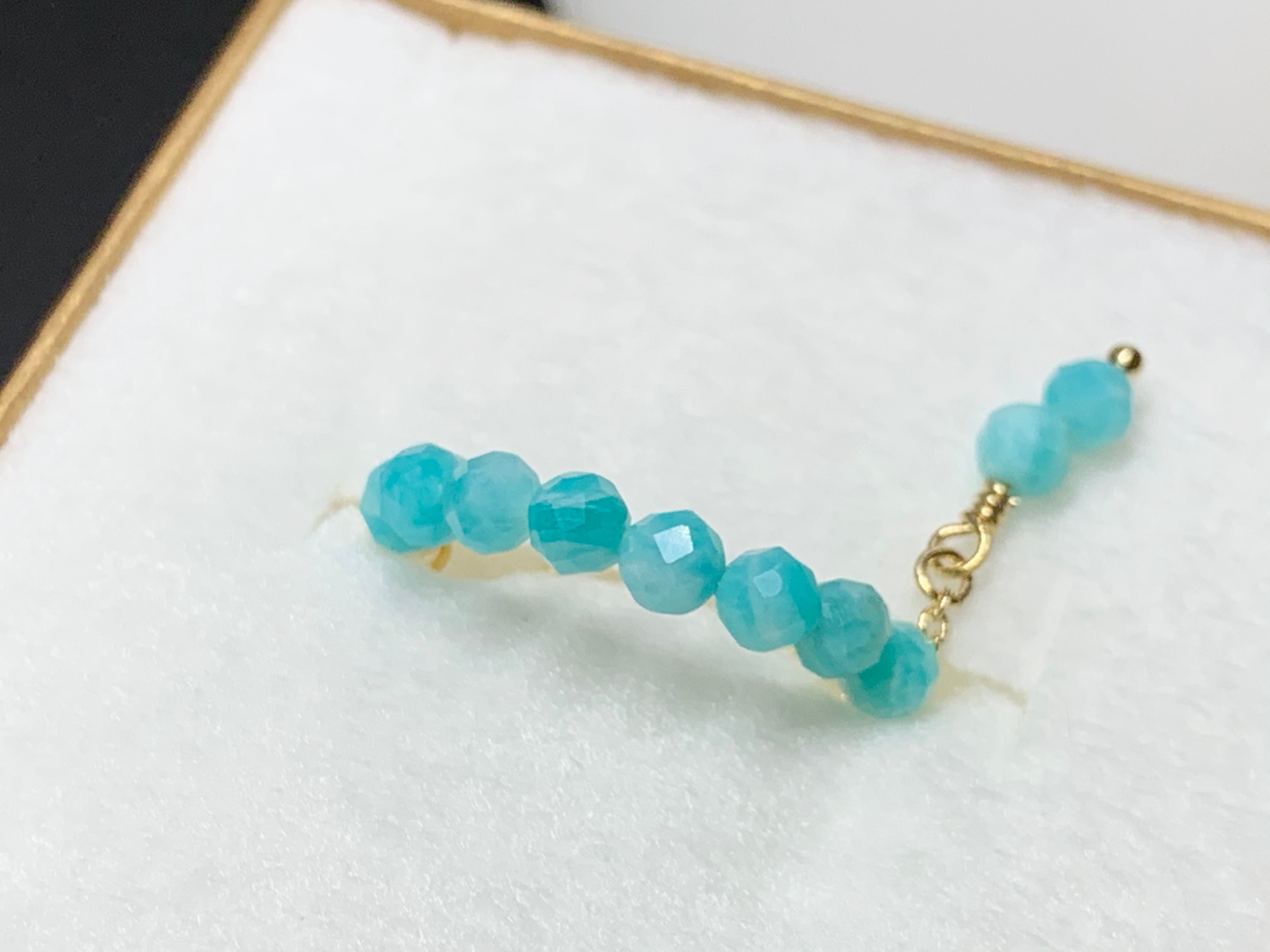 アマゾナイトのお花リング （アマゾナイト リング – Fruitsjolie）