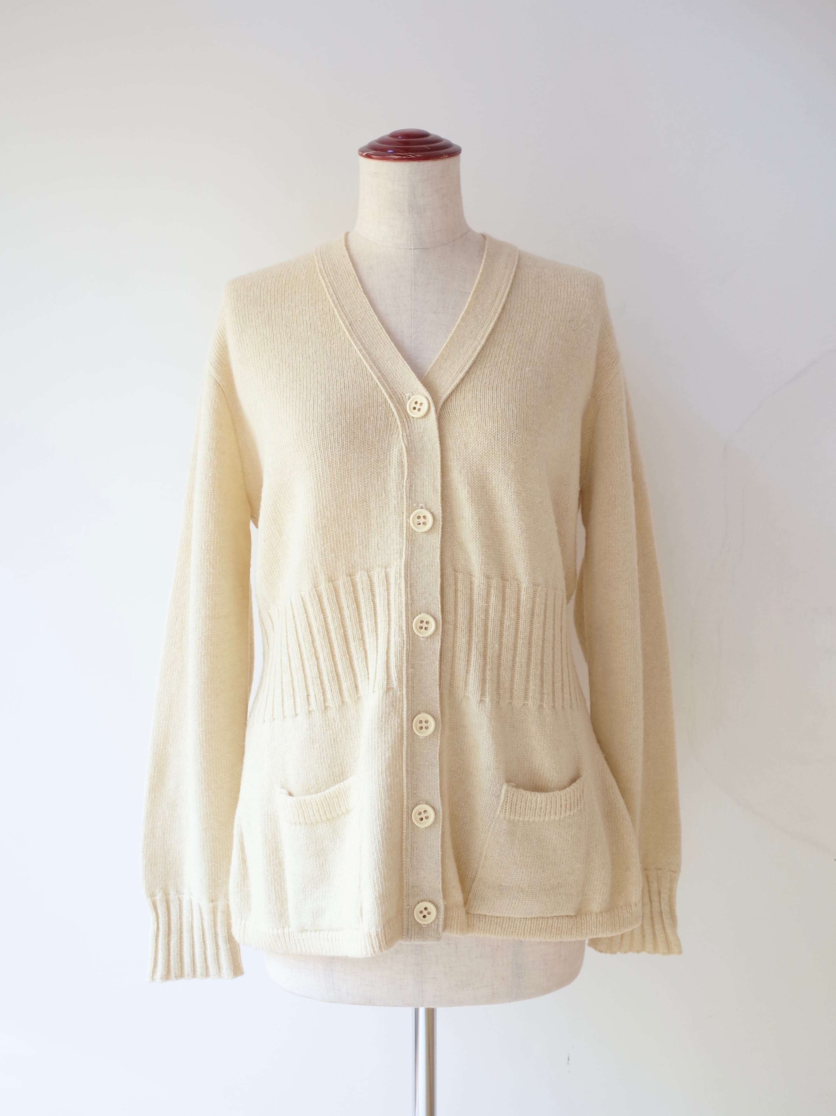 Sears wool acryl knit cardigan