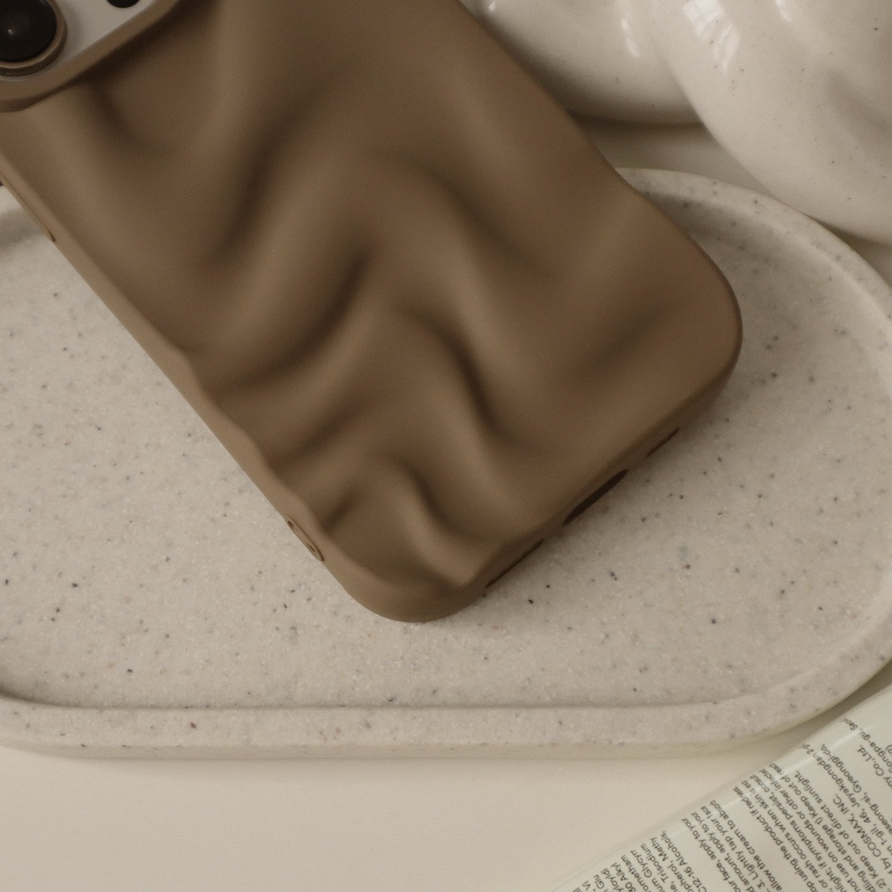 ［ phone case ］nuance brown