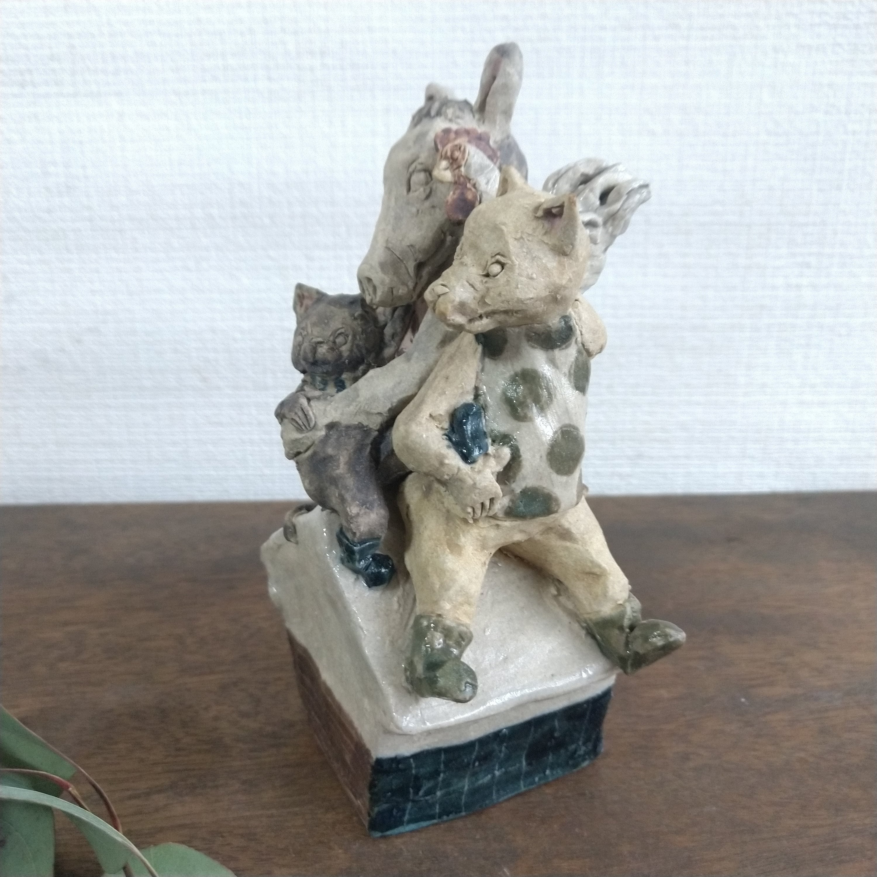 ブレーメンの音楽隊 | 陶人形作家 にしだみき