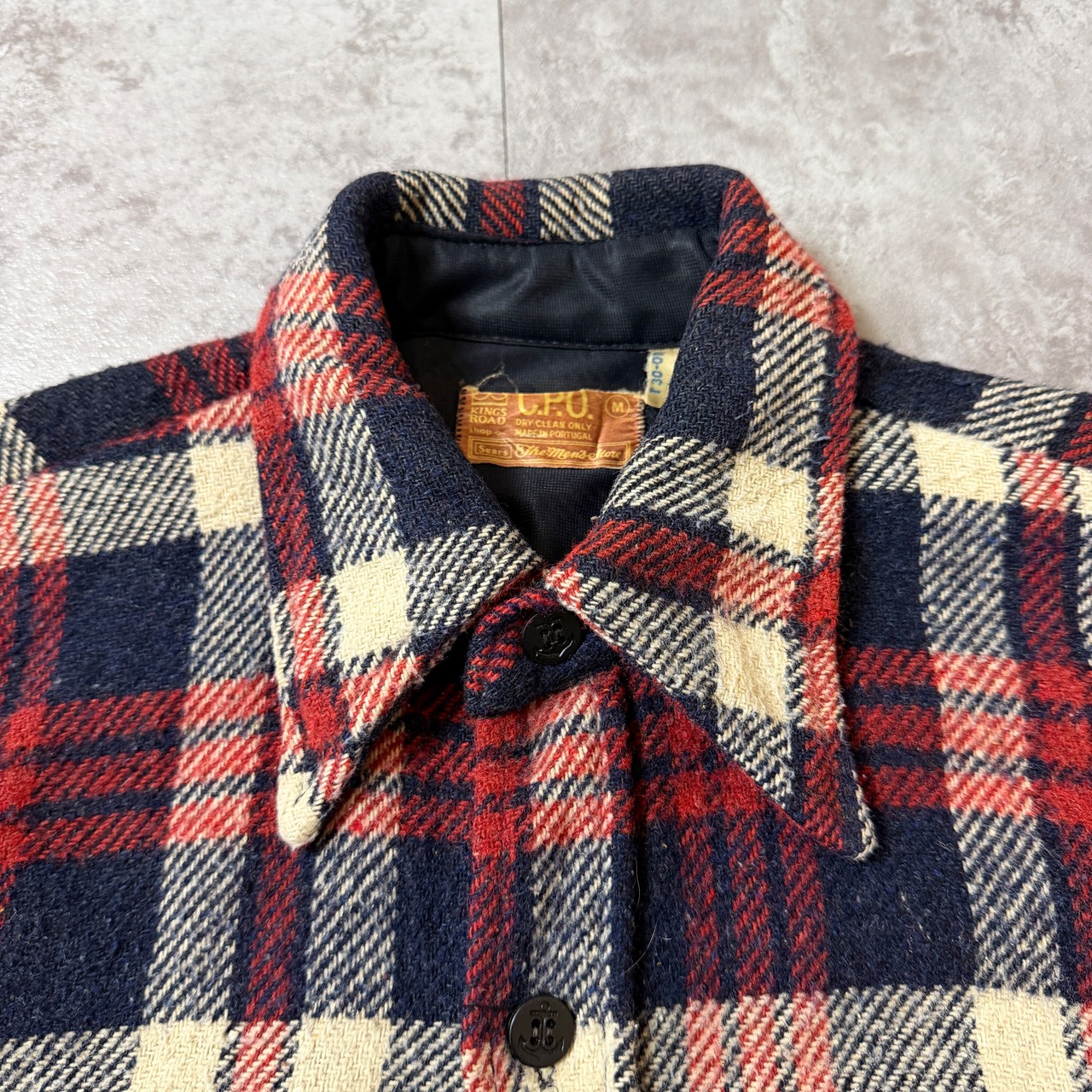 ～70's Sears KINGS ROAD Wool CPO Shirt USA 90年代 アメリカ ウール CPOシャツ ヴィンテージ ビンテージ  TT2026-0055 - 4