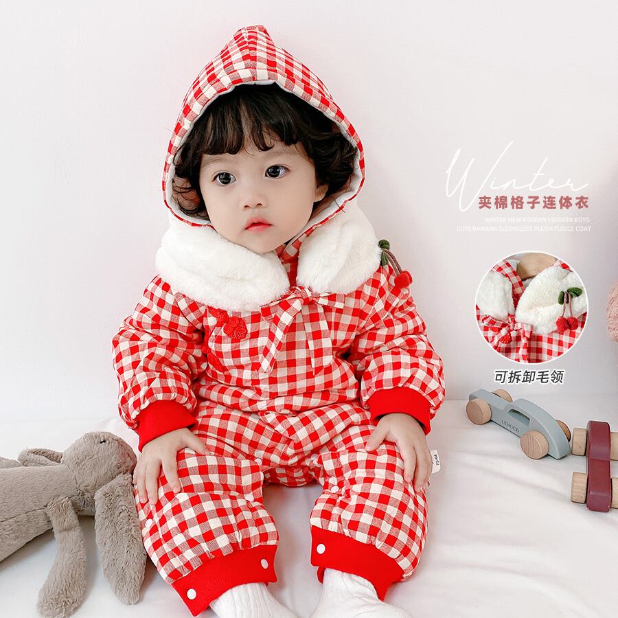 ジャンプスーツ オールインワン オータムウィンターロンパース オールインワン スタイルコート コットン 大人ガーリー スウィート キュート カジュアル 秋物 冬物 超面白いベビーショップ37632200495