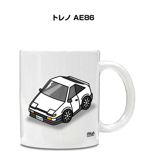 車種別ボディカラーが選べる マグカップ トヨタ トレノ AE86
