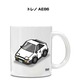 車種別ボディカラーが選べる マグカップ トヨタ トレノ AE86
