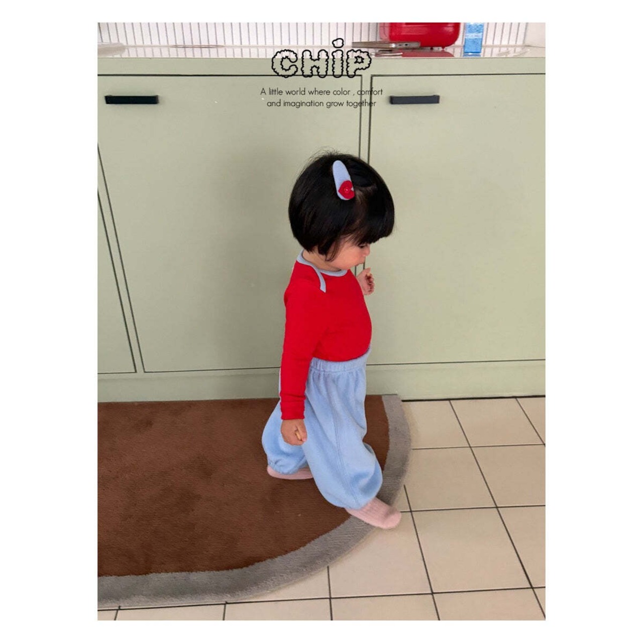 【取寄】CHIP ハートのコトッピン FREE｜冬服｜韓国子供服