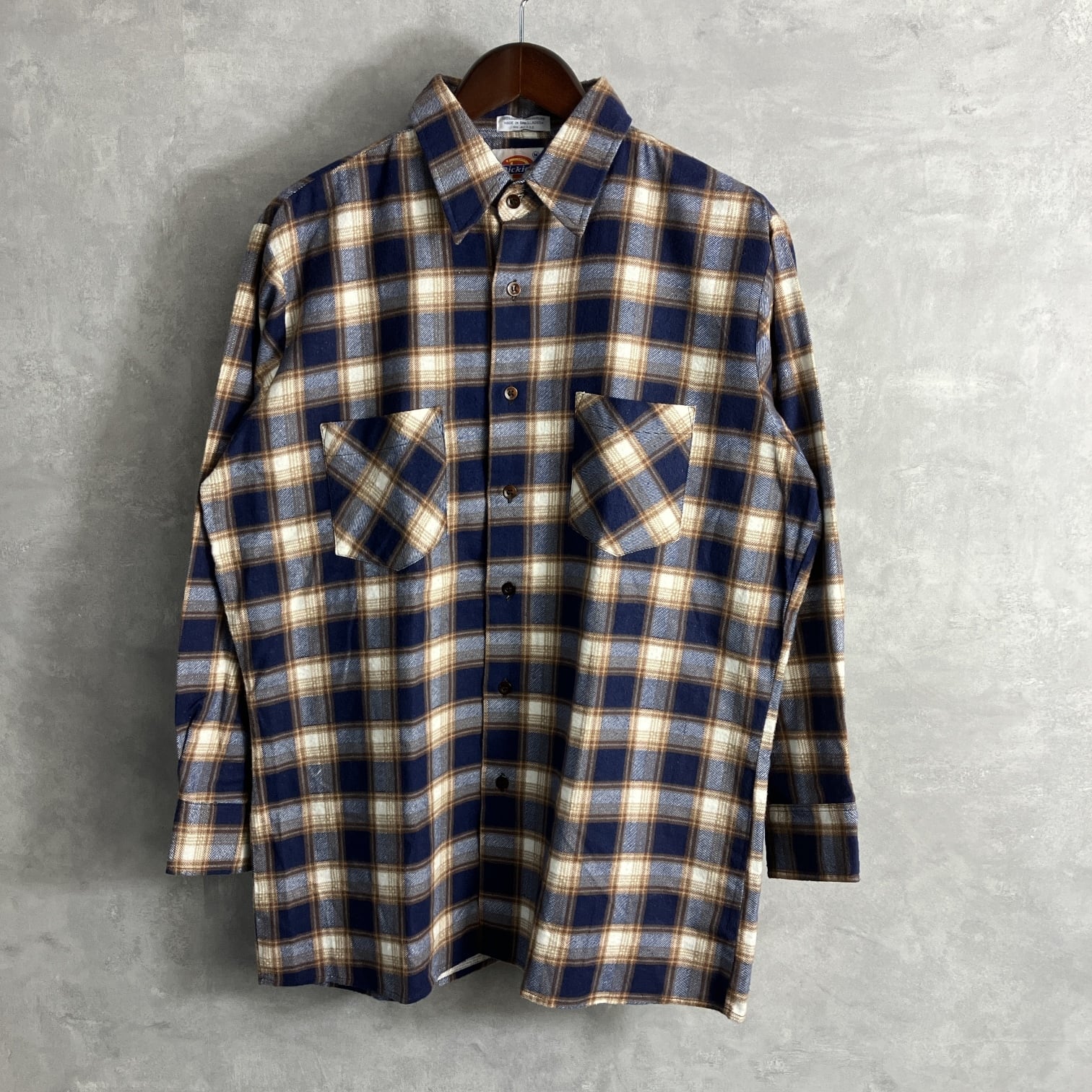 50s Van Heusen L/S Open Collar Wool Shirt | Pay ID