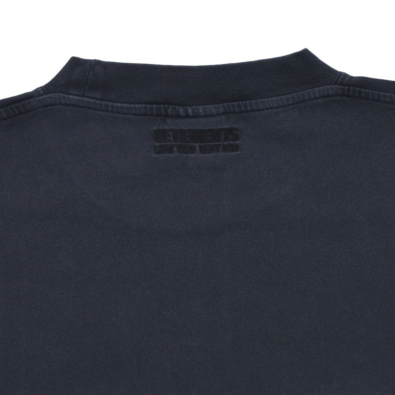 【VETEMENTS】1000 PERCENT T-SHIRT（WASHED BLACK） - 6