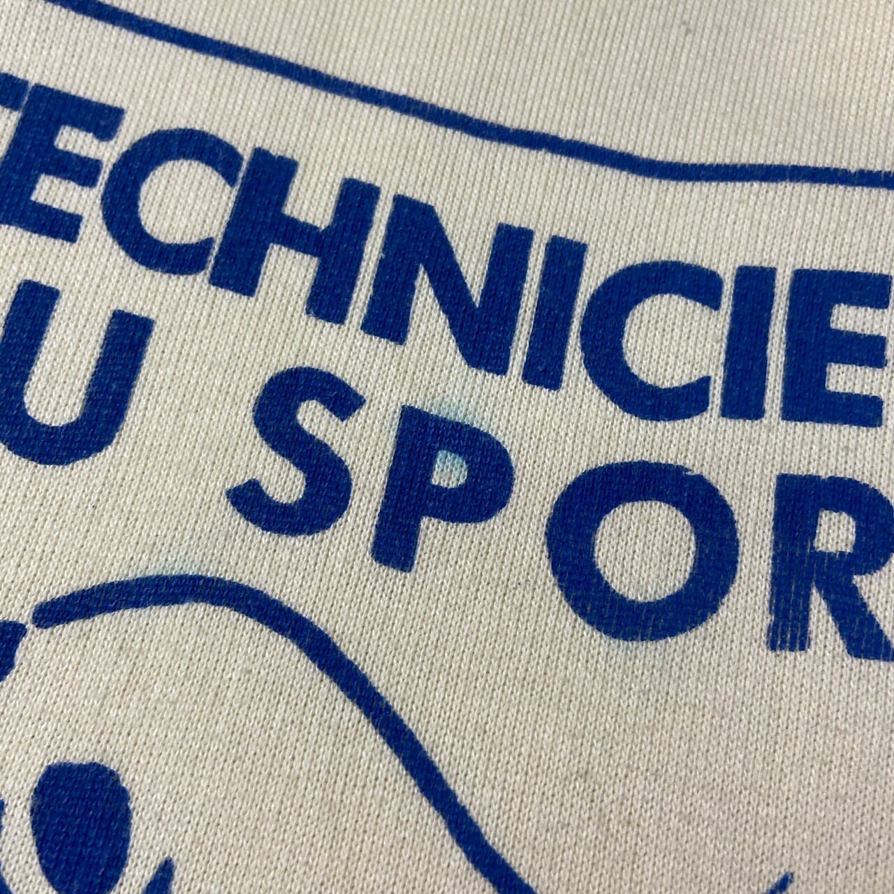 80〜90年代 ユーロ TECHNICIEN DU SPORT アート 企業ロゴ プリント