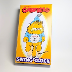 【 Garfield( ガーフィールド ) 】 SWING CLOCK 振り子 壁掛け時計〚アメリカン雑貨 アメトイ〛