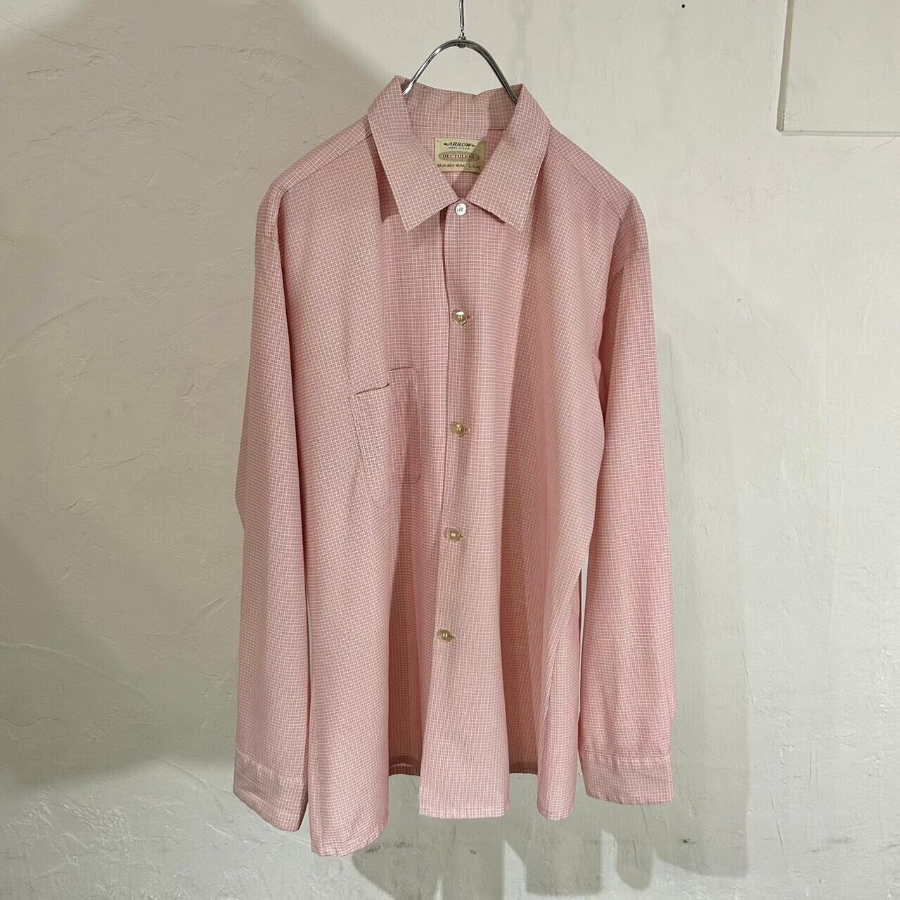 60s ARROW Poly×Nylon Box-cut Shirt