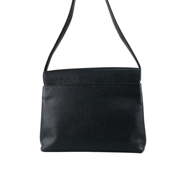 LOEWE ロエベ ショルダーバッグ ブラック ロゴ レザー ワンショルダーバッグ vintage ヴィンテージ オールド htcz22