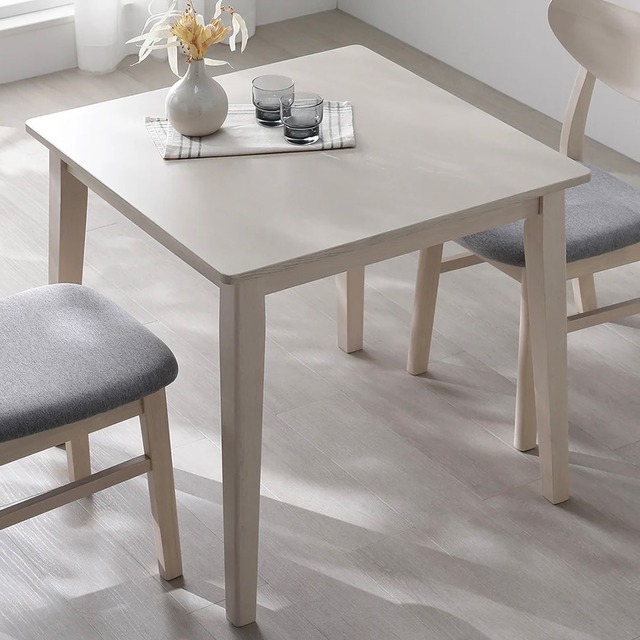 【幅80cm】北欧風デザインダイニングテーブル