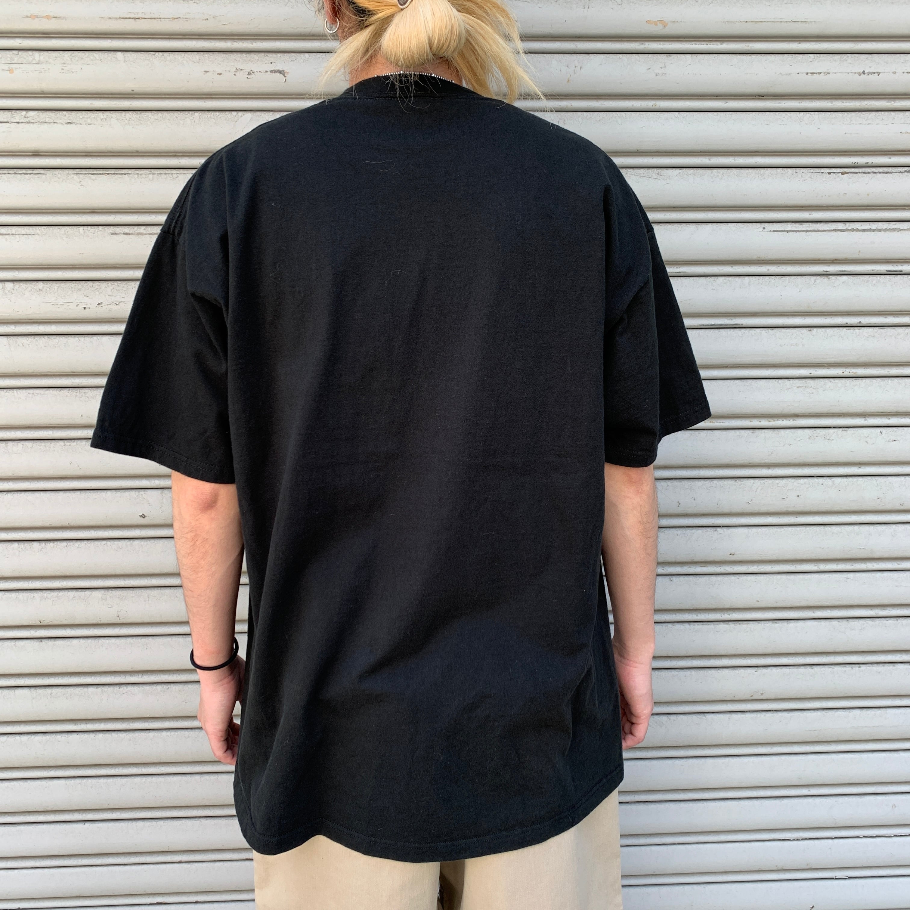 USA Disney タワーオブテラー プリントTシャツ アトラクション 黒 L