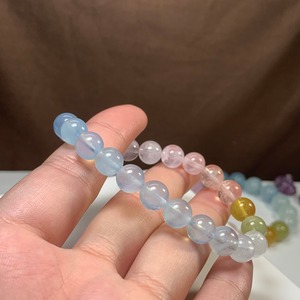 no8.爽やかパステル☆グラデーションミックスベリル ブレスレット