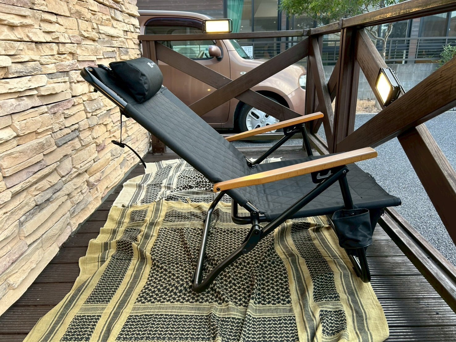 WAQ ワック】Reclining Low Chair High Back リクライニングローチェア