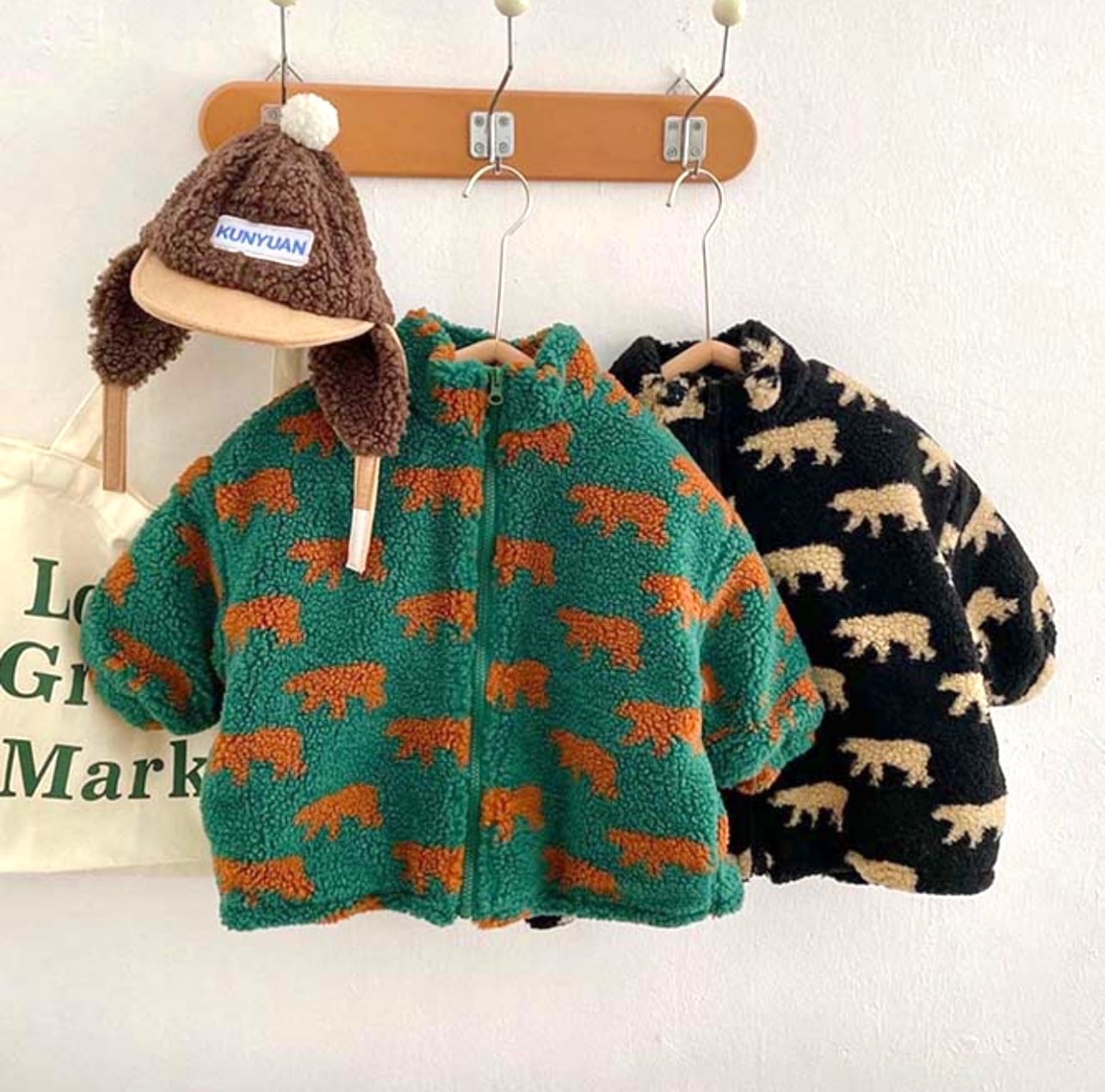 カーディガン ☆ 70 s ハンテン ウール ニット セーター ビンテージ