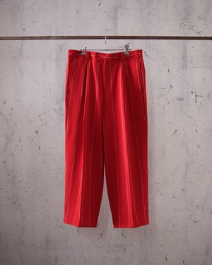 ultra wide red slacks