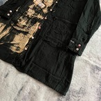 "HIDEROCK Design" ヒデロックデザイン Bleached Long Shirts Dress