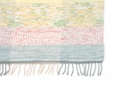 Aya Textile / TRASMATTOR(トラースマッタ)　手織りの裂き織りラグ  グリーン・レッド・イエロー