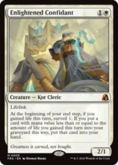 MTG《光の腹心/Enlightened Confidant(FRA)》英語 Foil の商品画像