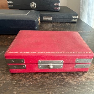 Vintage リングコレクションケースA  小型レッド