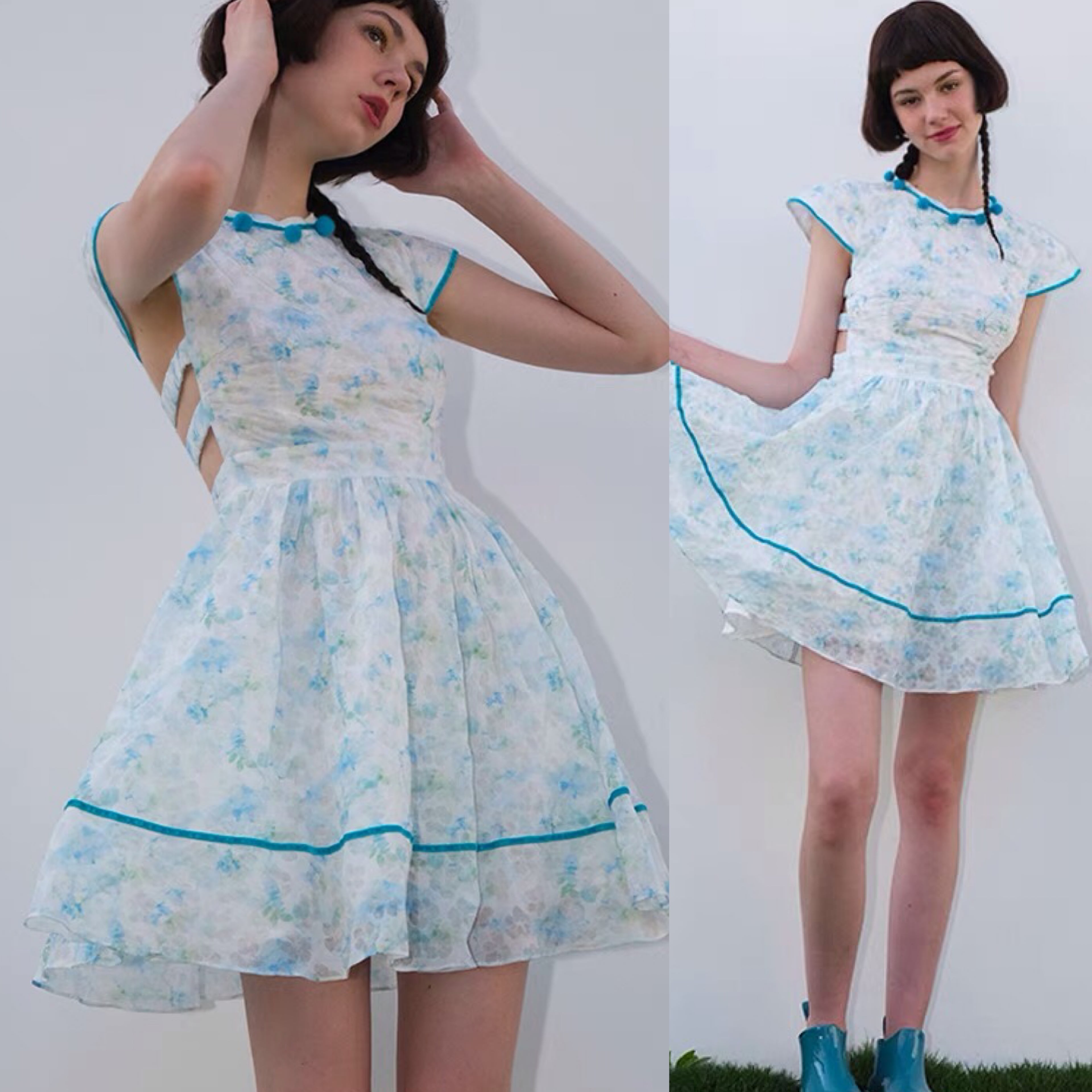 BUBBLES リブガーリーアンサンブルワンピース BUBBLES リブガーリー