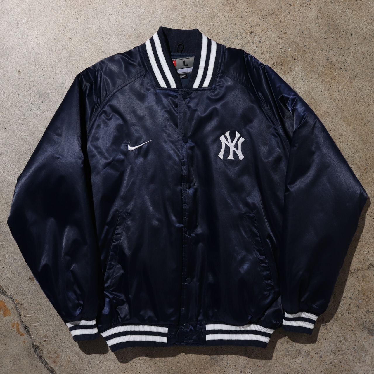 美品 Yankees L NIKE スタジャン ジャケット ナイキ ヤンキース