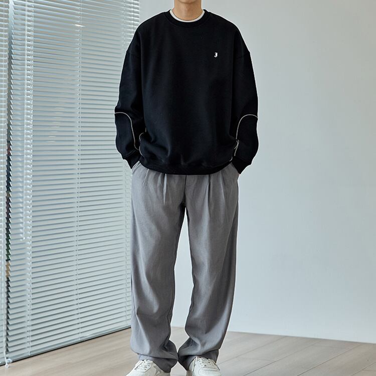 ★CASUAL ROUND NECK SWEATSHIRT　　　A0439