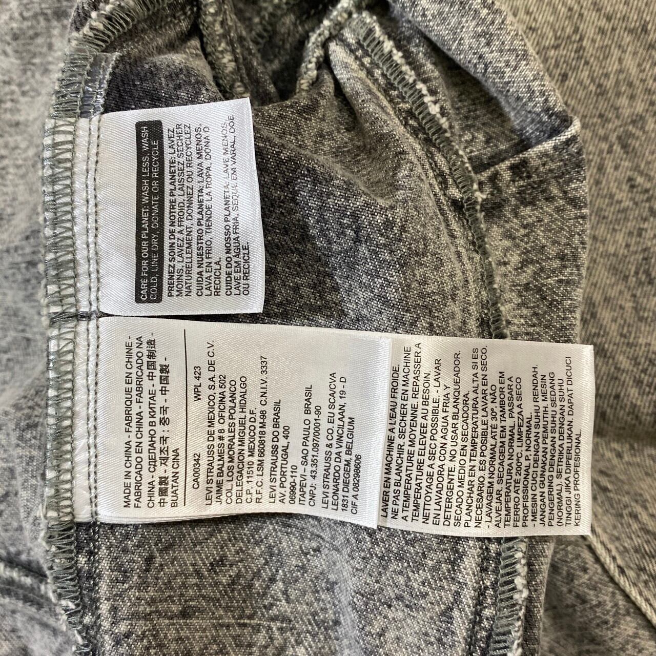 Levi's リーバイス デニムライダースジャケット レディースL 古着