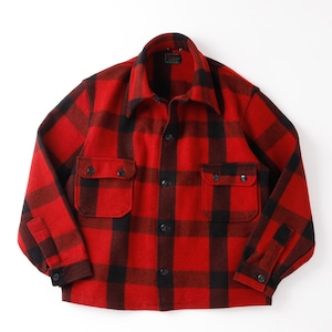 【極美品】60s special vintage wool check flannel jacket mint condition made in USA / 60年代 ヴィンテージ ウール チェック フランネル ジャケット 実寸XL ヘビーネル USA製 ミントコンディション レッド