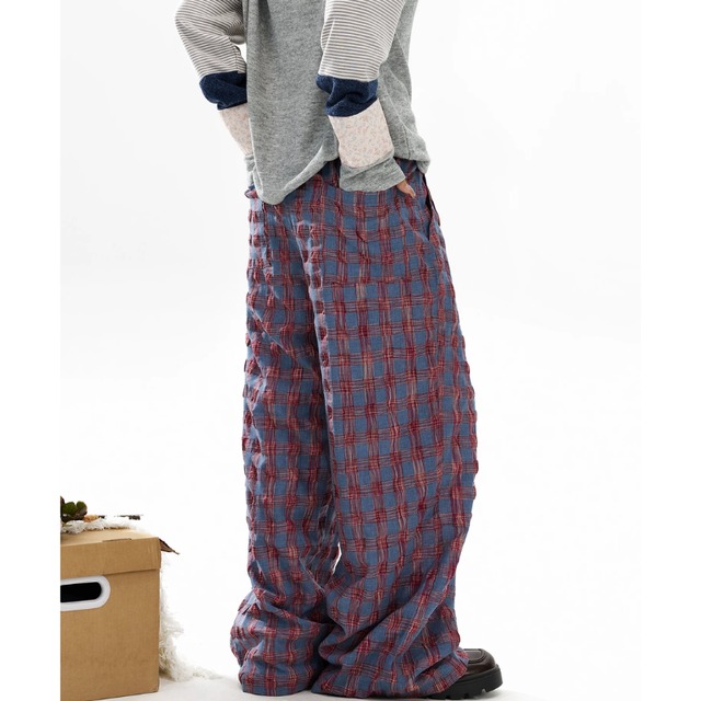 washer check pants　ワッシャーチェックパンツ　J2126
