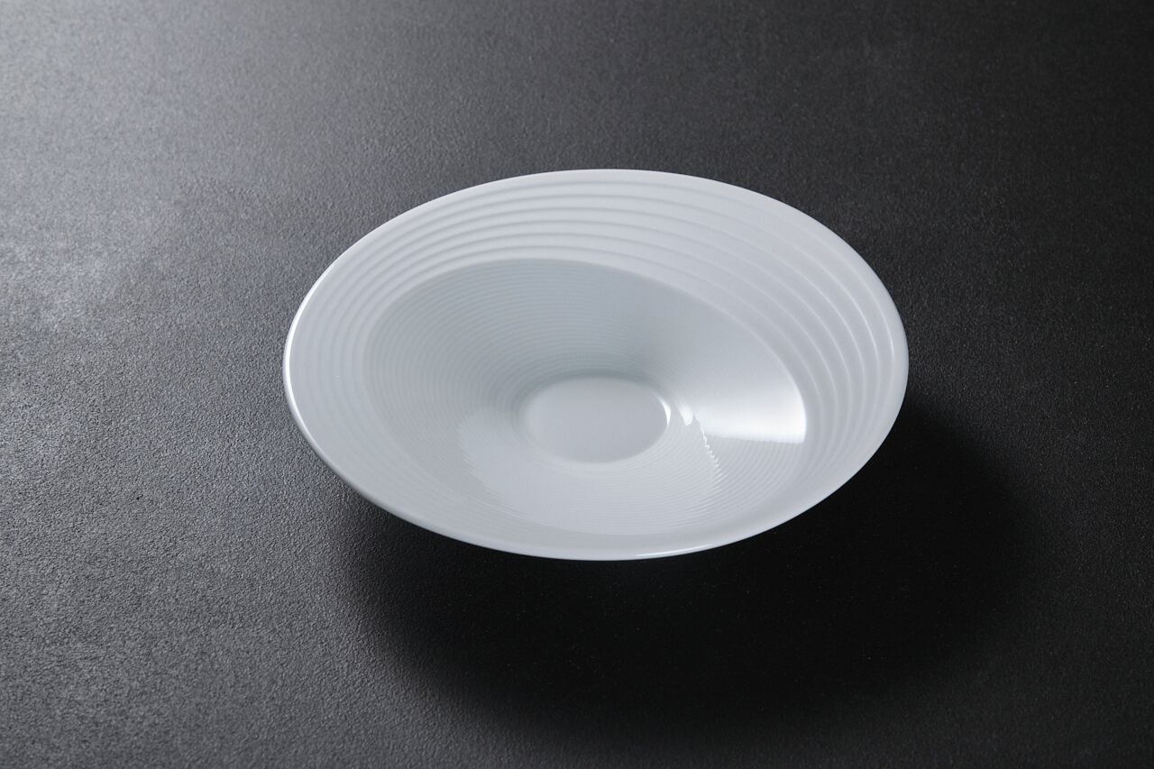 [4枚セット] Vista Alegre オームーン ディープルナプレート Vista Alegre オームーン ディープ ルナプレート φ20.0×H4.4cm