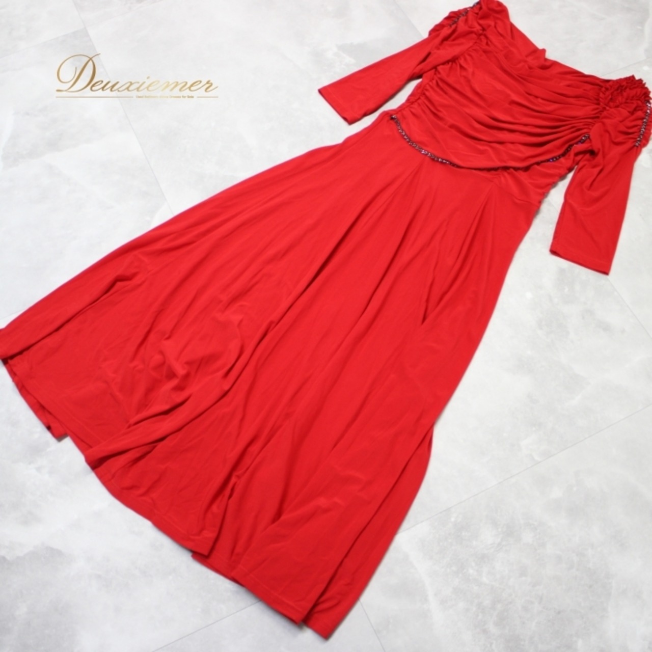 社交ダンス 衣装 スタンダード ドレス ワンピース レッスンウェア パーティドレス レッド系 ICHIOKU イチオク 赤 ラインストーン 派手 無地 社交ダンスドレス パーティー衣装 フォーマル 赤ドレス ストレッチ素材 おしゃれ ドレッシー 発表会 講座用 目立つ 豪華ラインストーン 息を呑むような赤 需要高い サイズ展開 財布に優しい